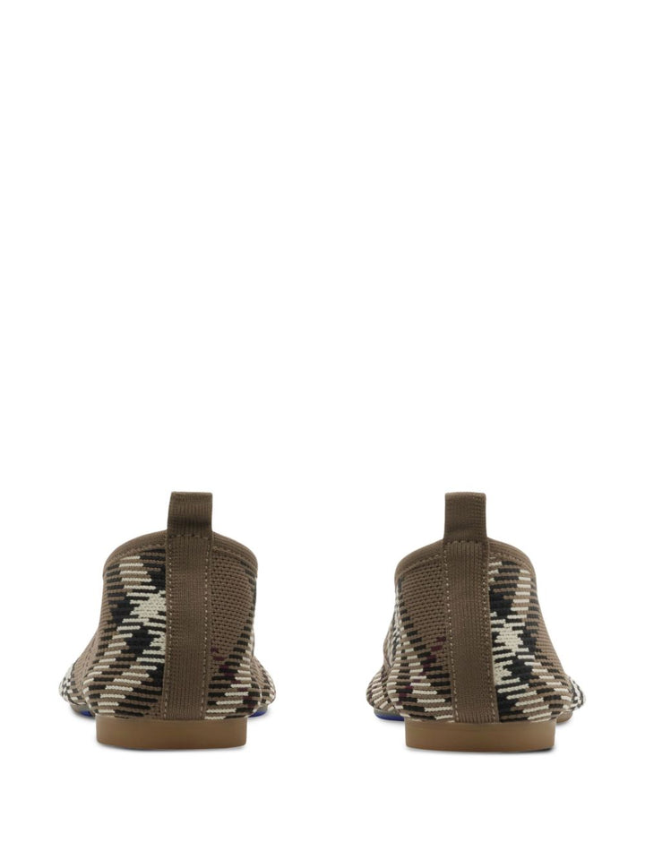 Burberry Checkered Ballerina Flats