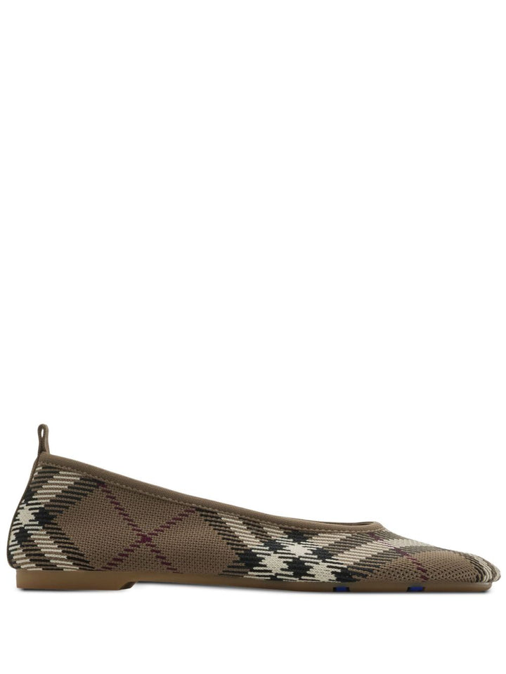 Burberry Checkered Ballerina Flats