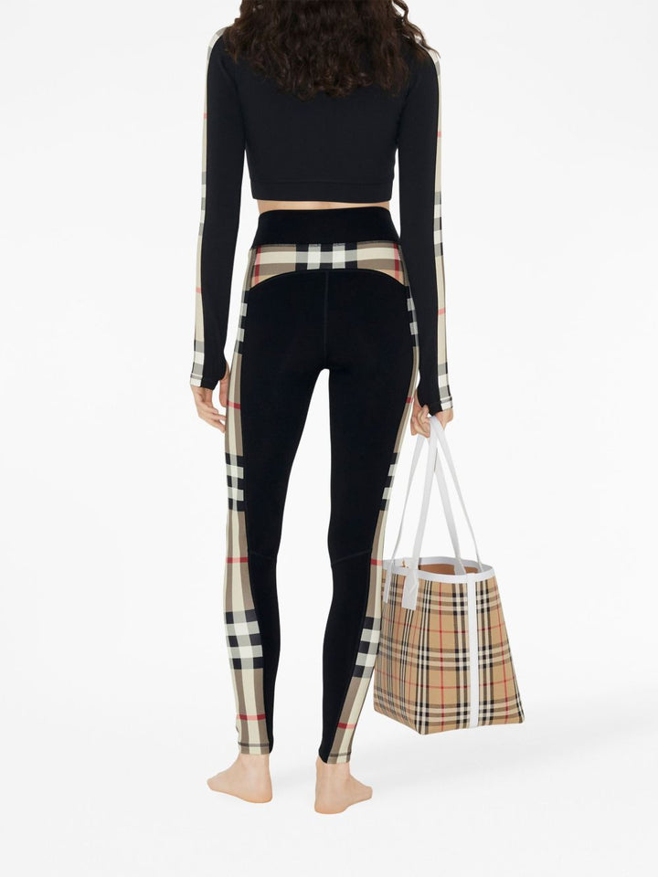 Burberry cropped check sweatshirt