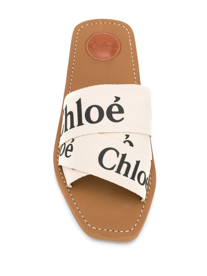 Chloé woody slides