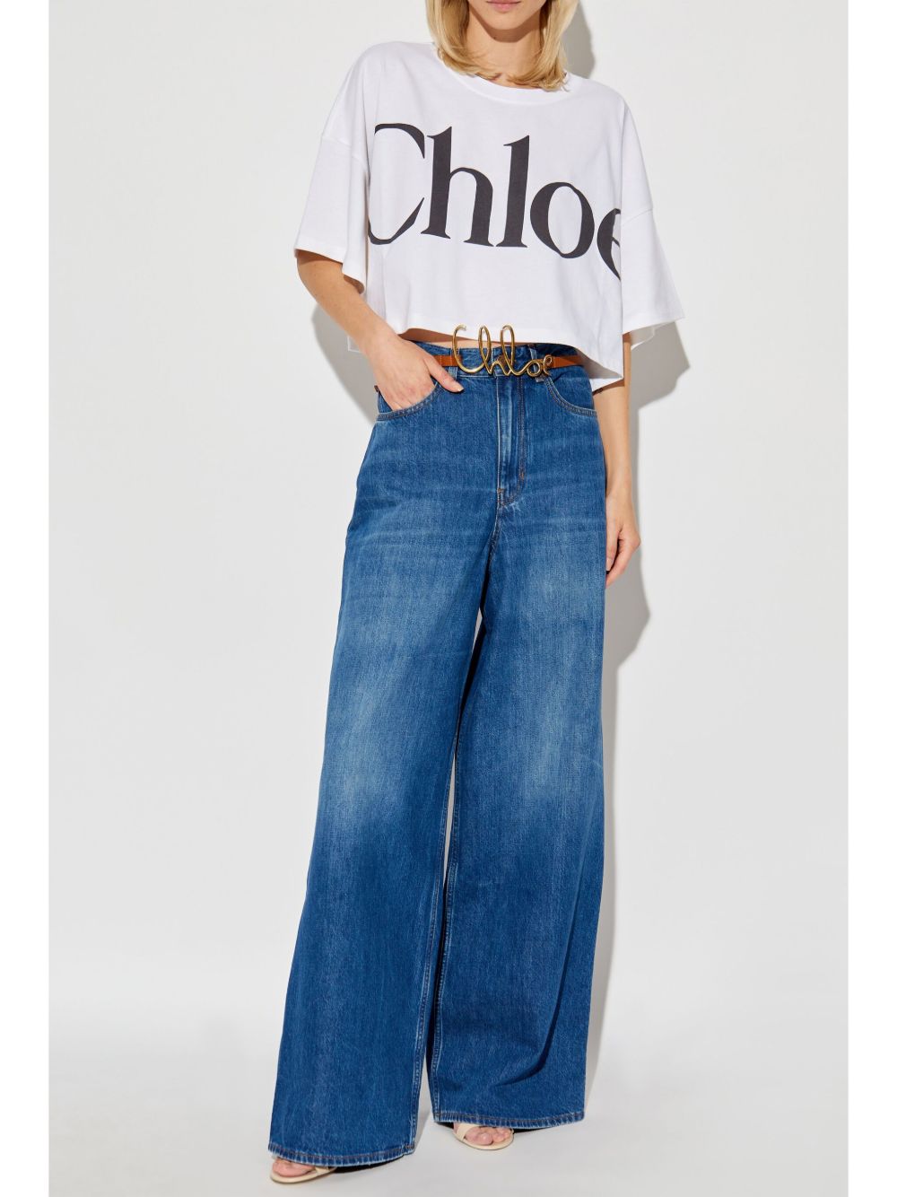 Chloé logo cropped T-shirt