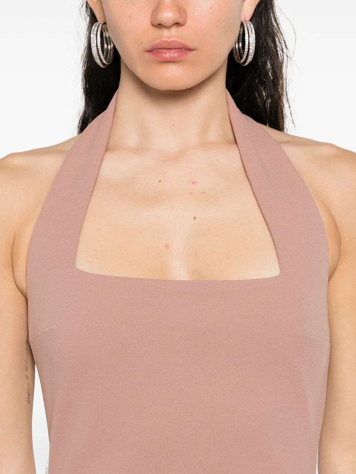 Solace London Halter-neck Dress