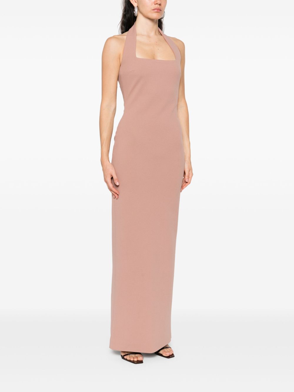 Solace London Halter-neck Dress