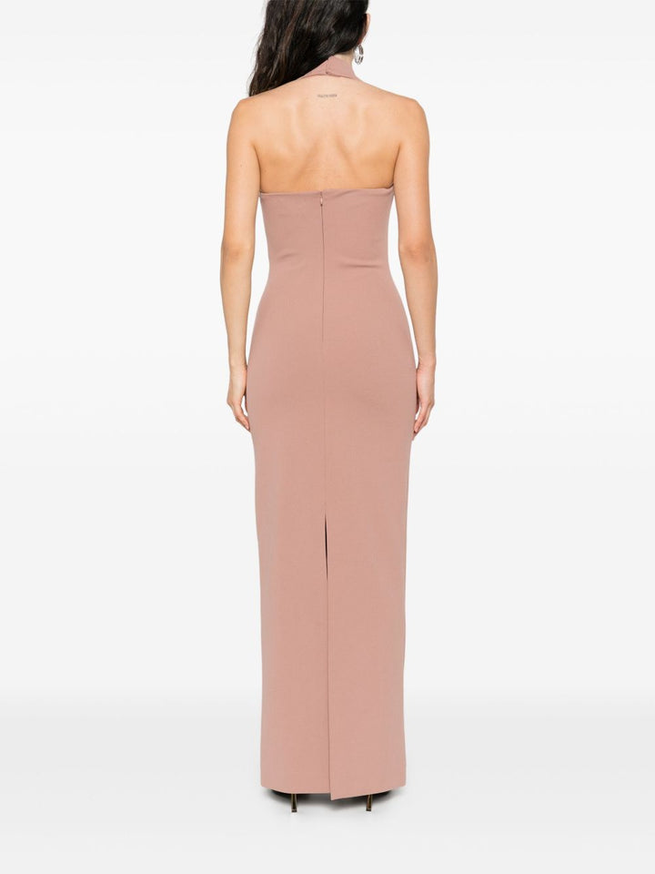 Solace London Halter-neck Dress