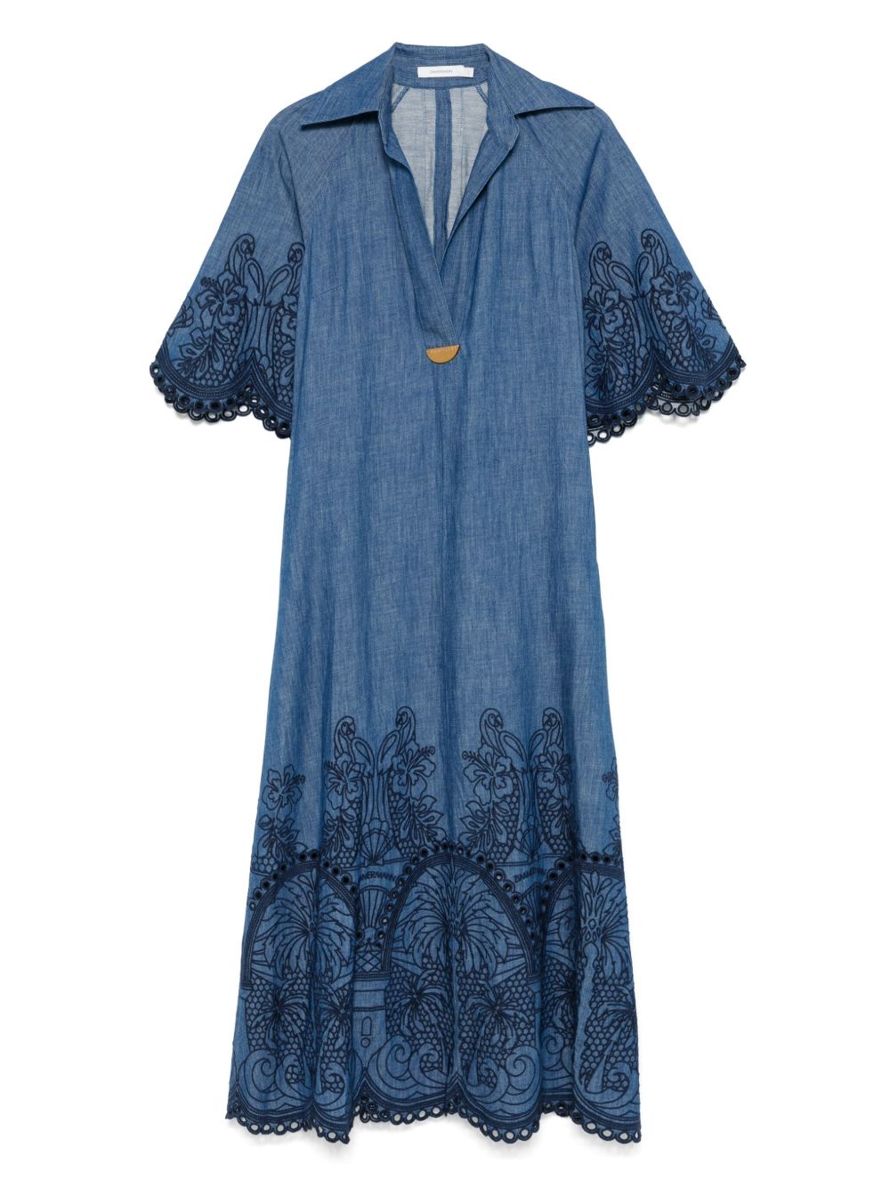 Zimmermann denim embroidered Dress