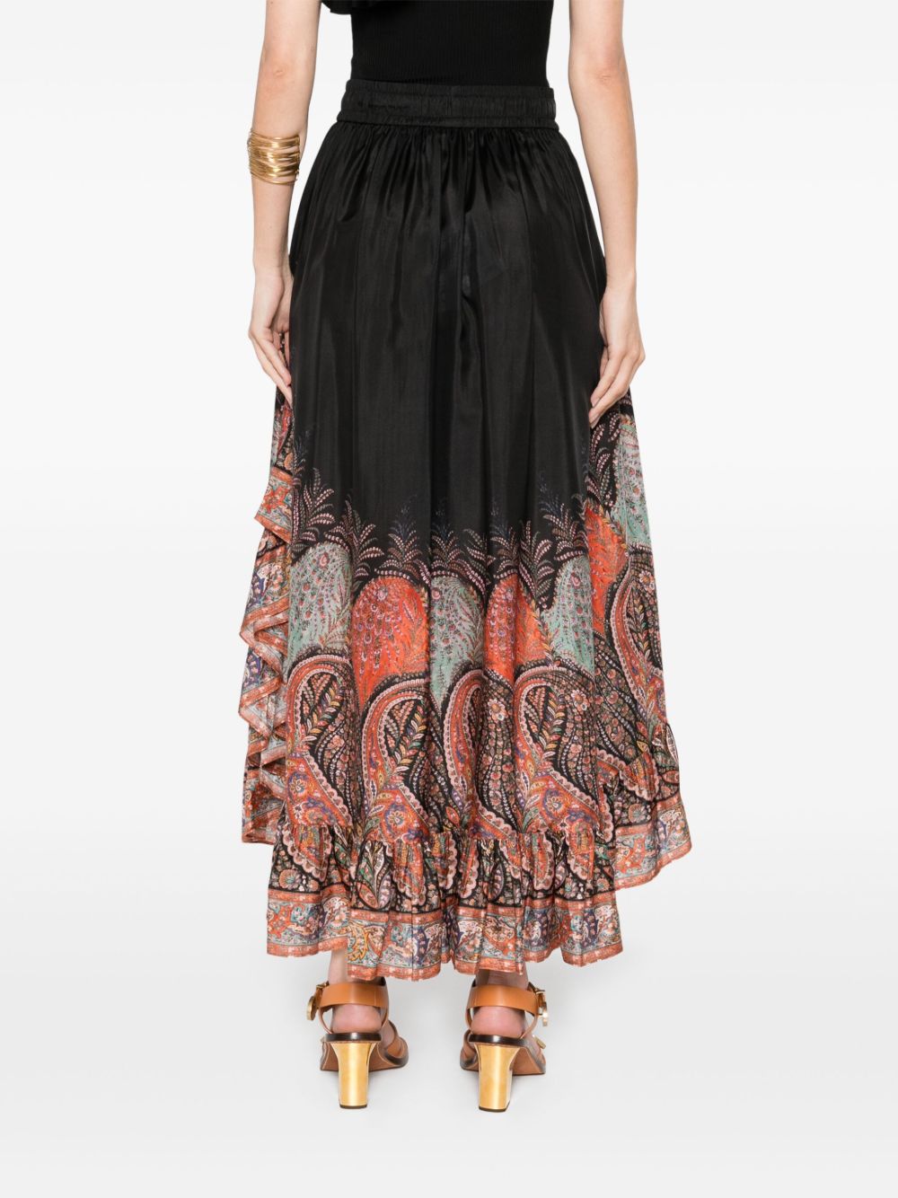 Zimmermann Rhiannon silk skirt