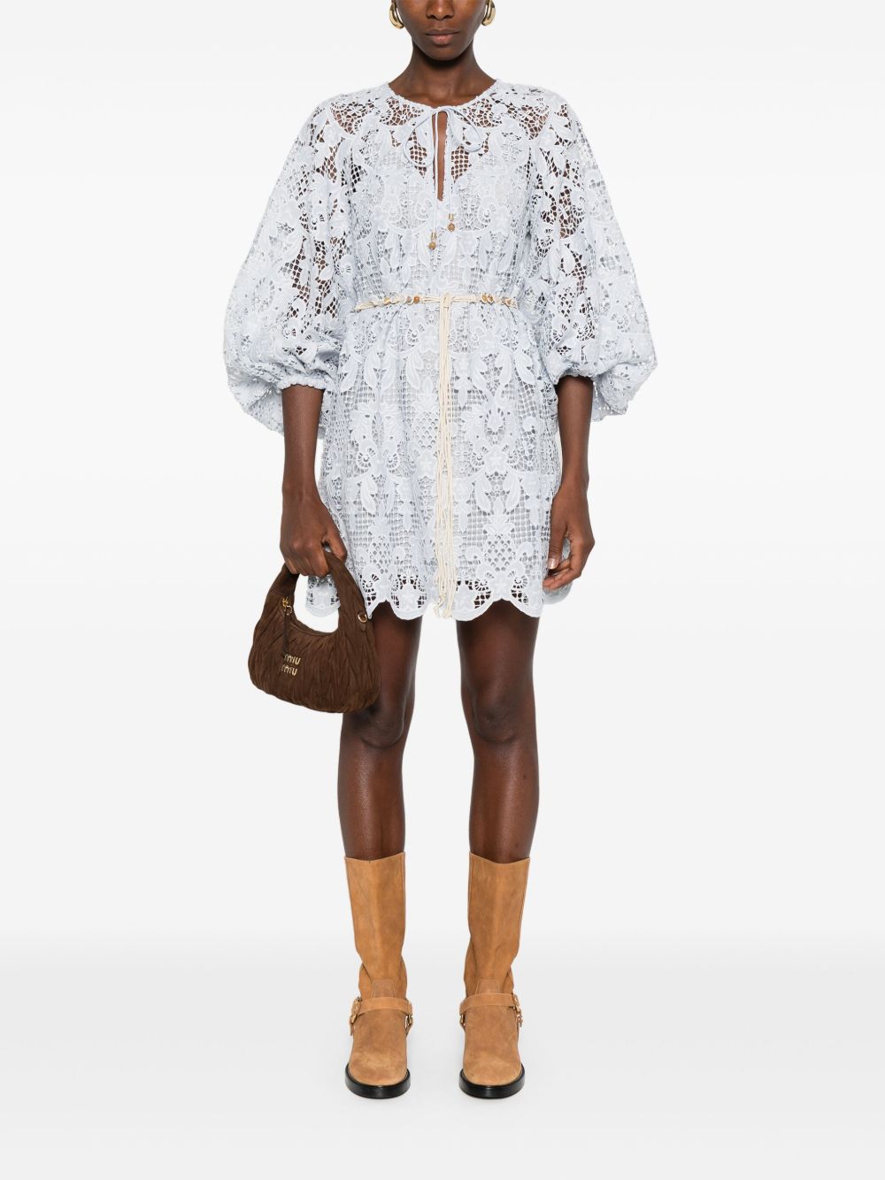 Zimmermann lace mini dress
