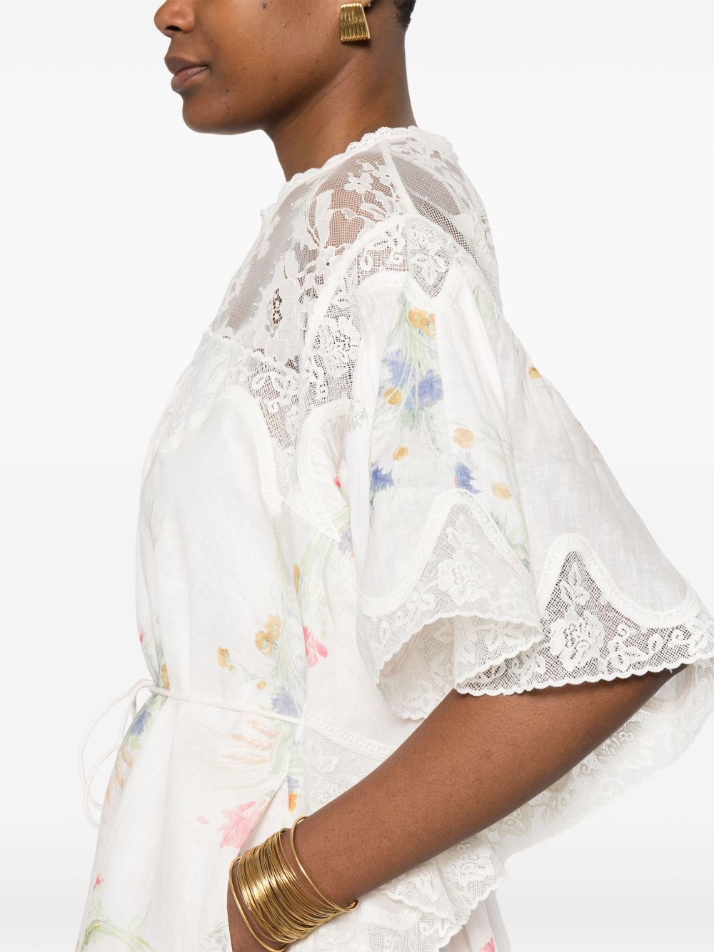 Zimmermann Lucky linen mini Dress