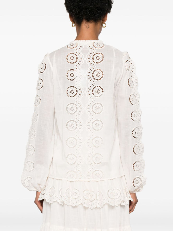 Zimmermann embroidered blouse