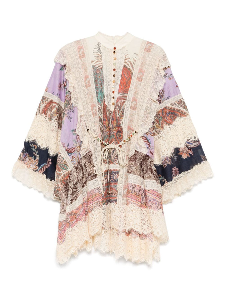 Zimmermann  Rhiannon cotton mini dress