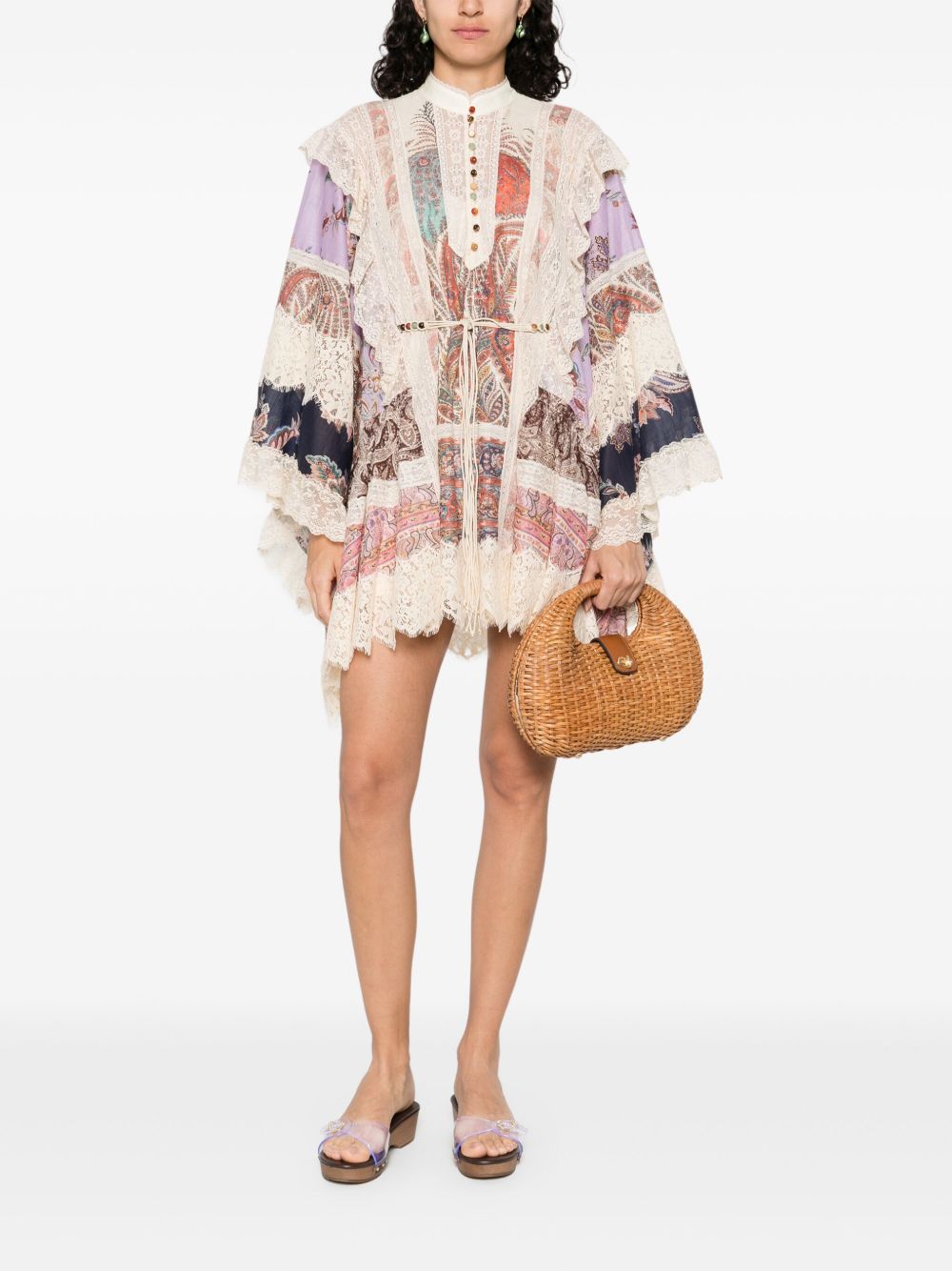 Zimmermann  Rhiannon cotton mini dress