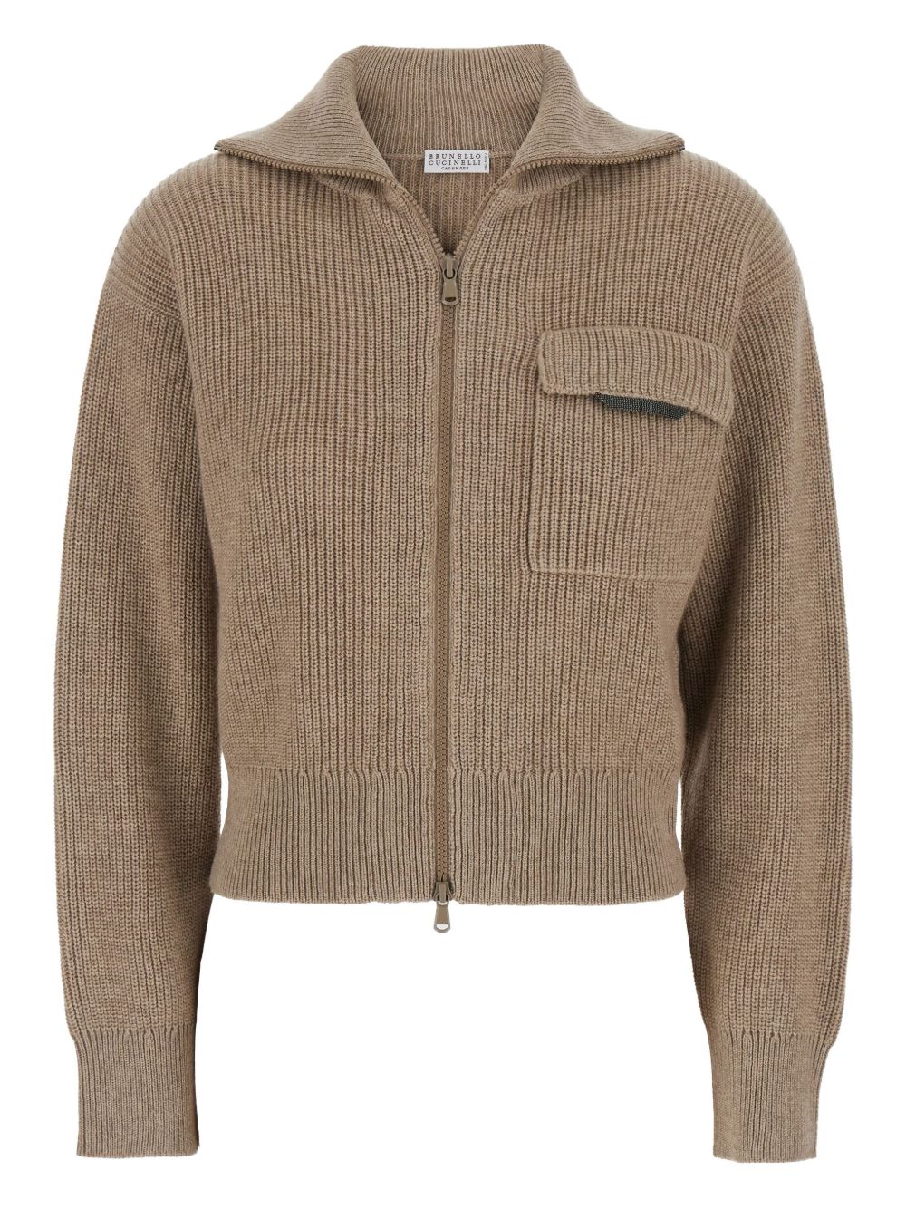 Brunello Cucinelli cashmere zipped cardigan