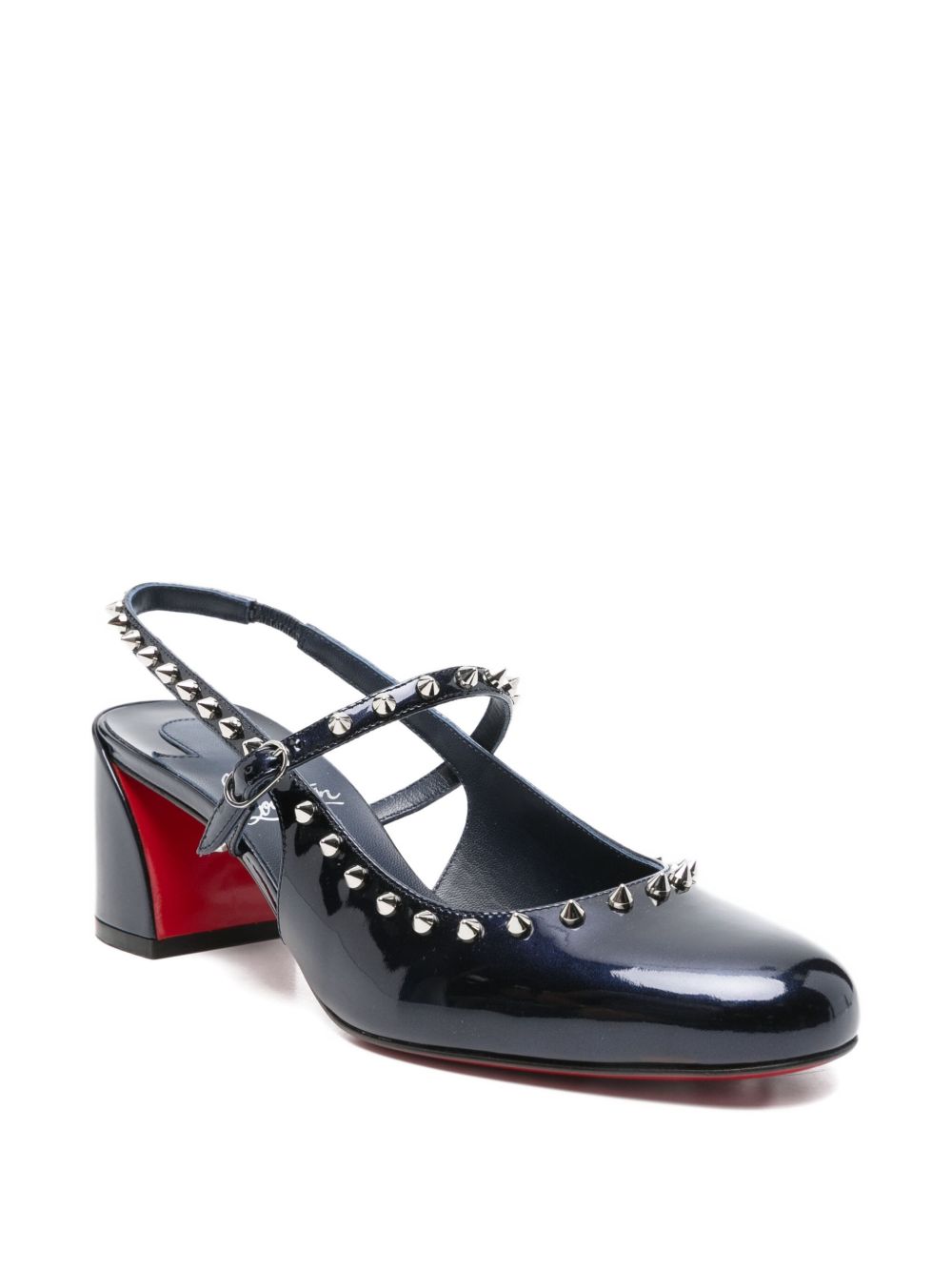Christian Louboutin Janispikes leather pumps