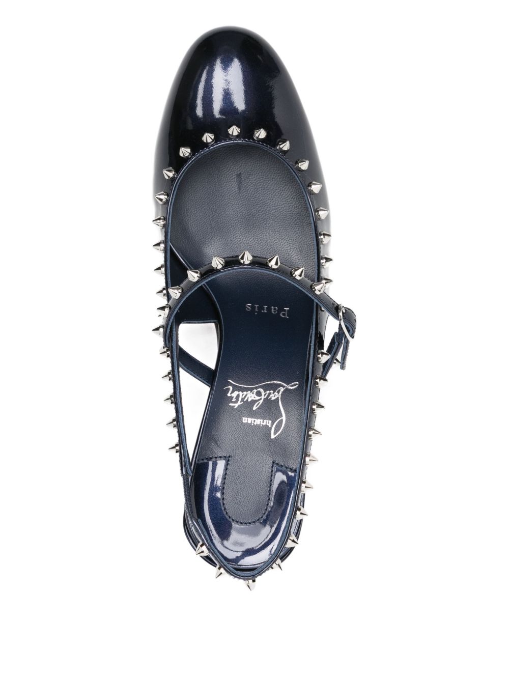 Christian Louboutin Janispikes leather pumps