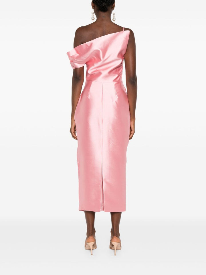 Solace London Off-Shoulder Midi Dress