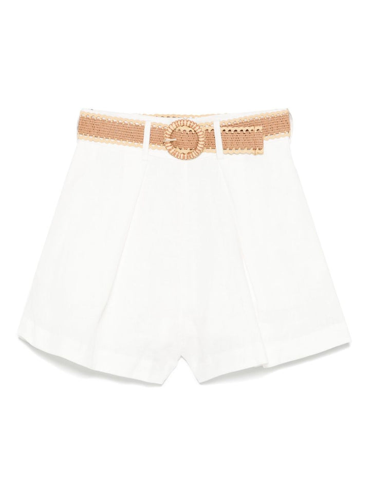 Zimmermann Rhiannon linen shorts