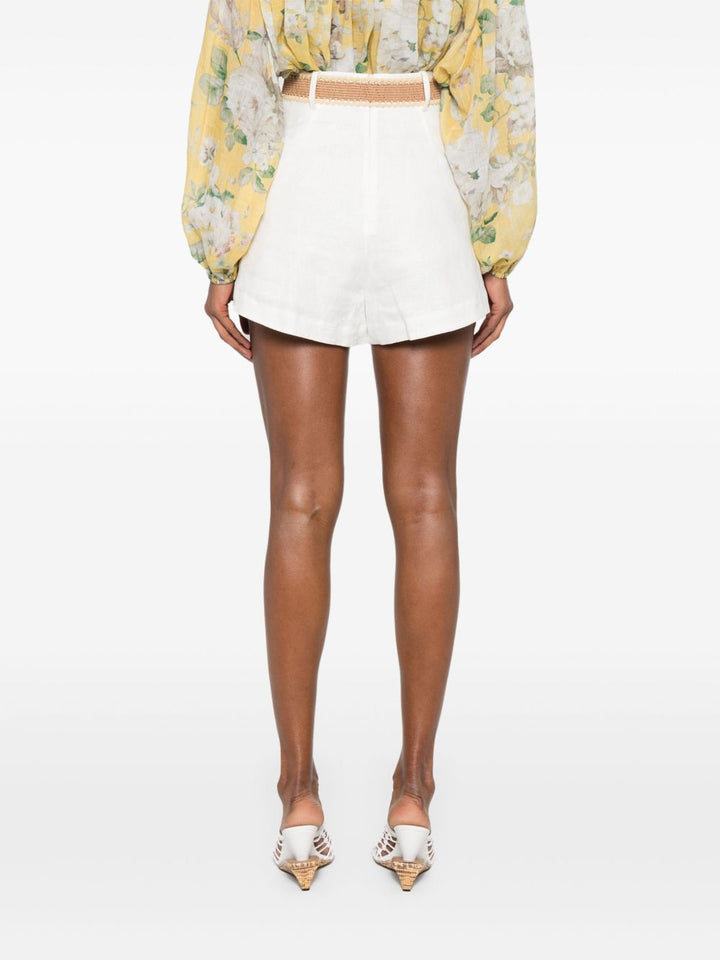 Zimmermann Rhiannon linen shorts