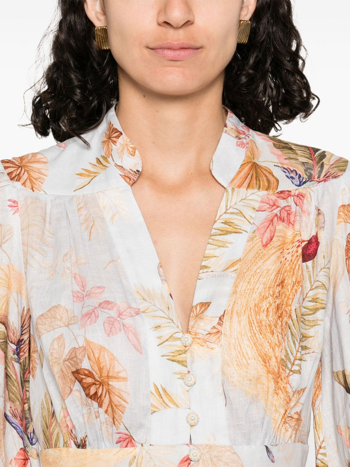 Zimmermann linen mini dress