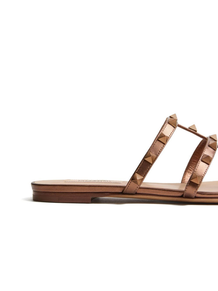 Valentino Garavani Rockstud leather flat sandals