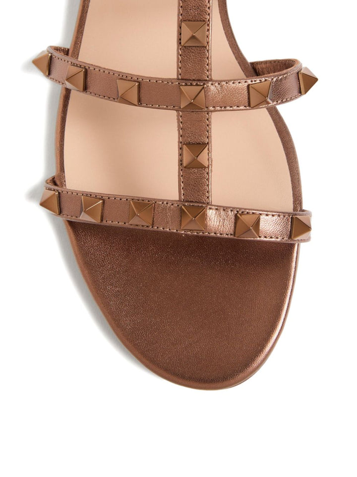 Valentino Garavani Rockstud leather flat sandals