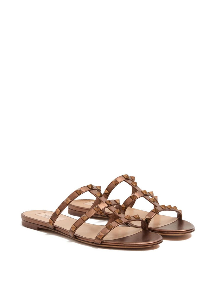 Valentino Garavani Rockstud leather flat sandals