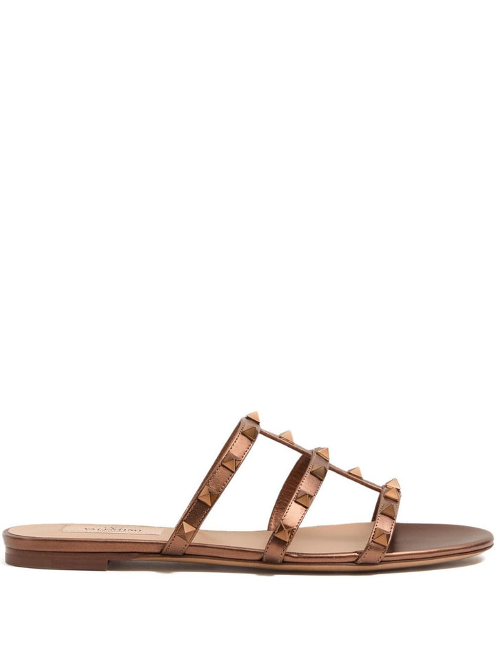 Valentino Garavani Rockstud leather flat sandals