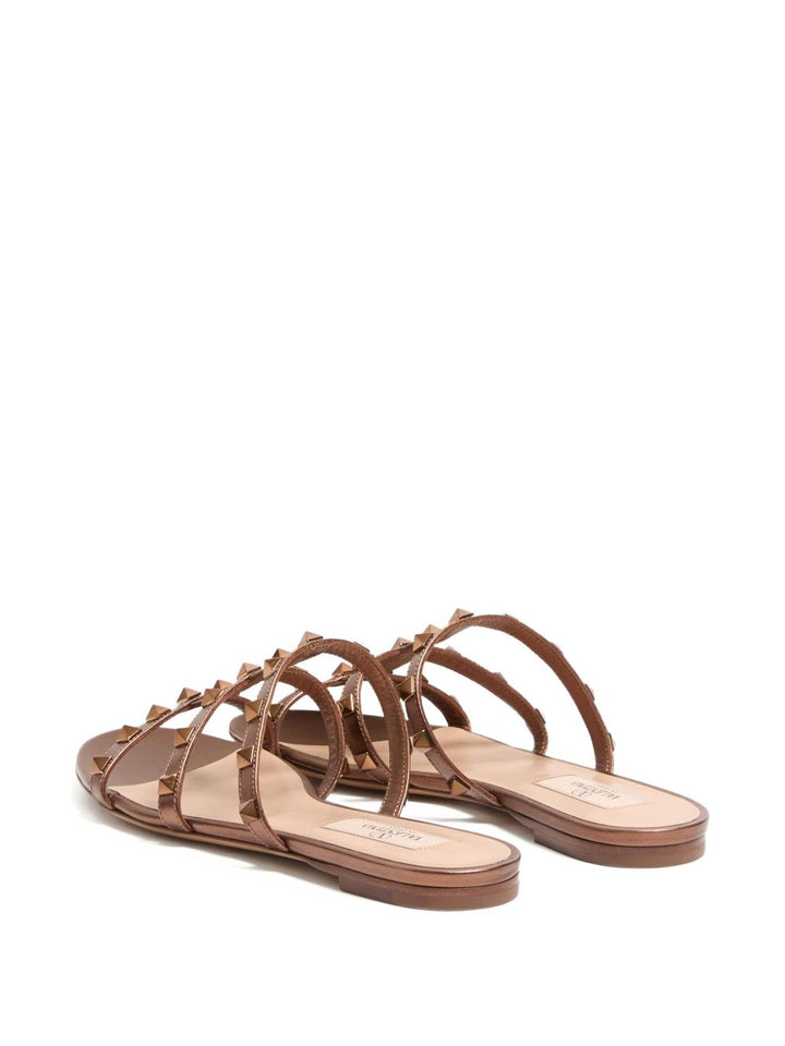 Valentino Garavani Rockstud leather flat sandals