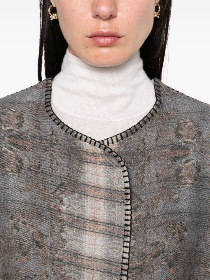 Pierre Louis Mascia wool kimono