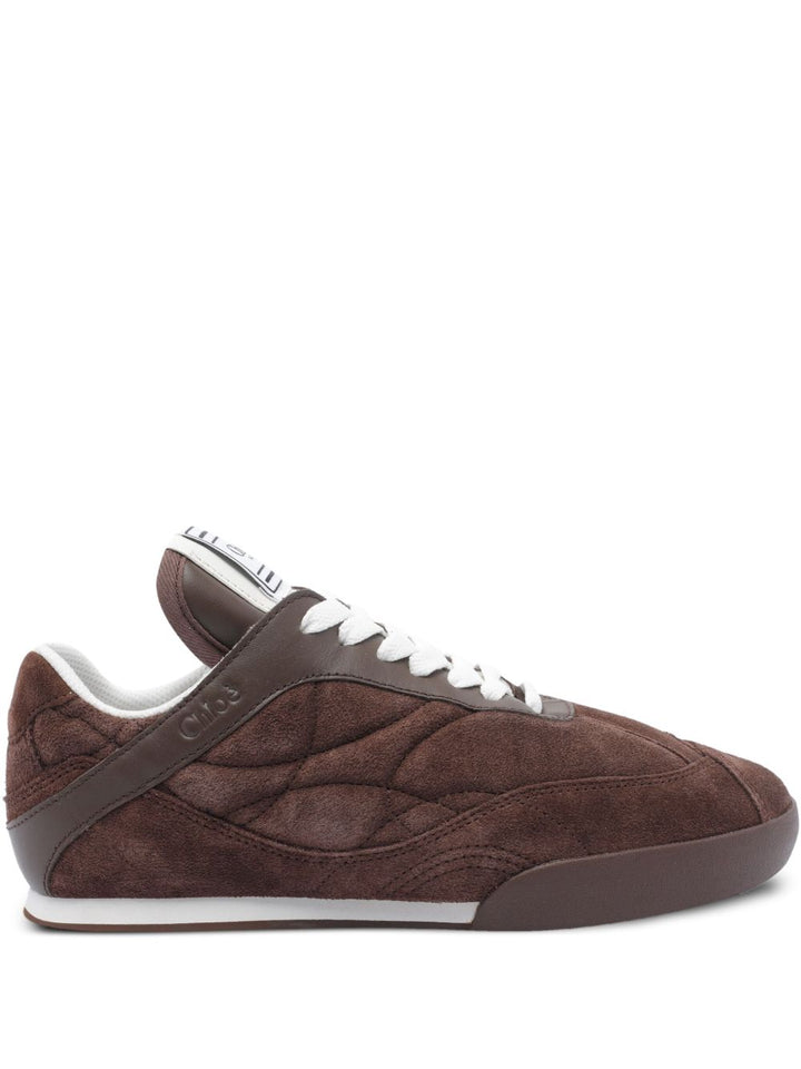 Chloé Kick suede leather sneakers