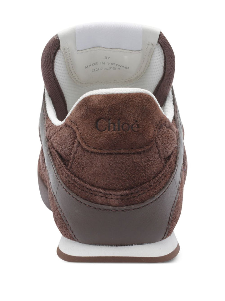 Chloé Kick suede leather sneakers