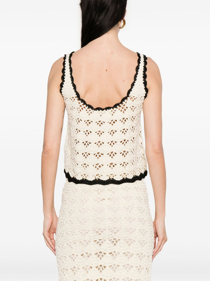 Zimmermann Rhiannon crochet tank top