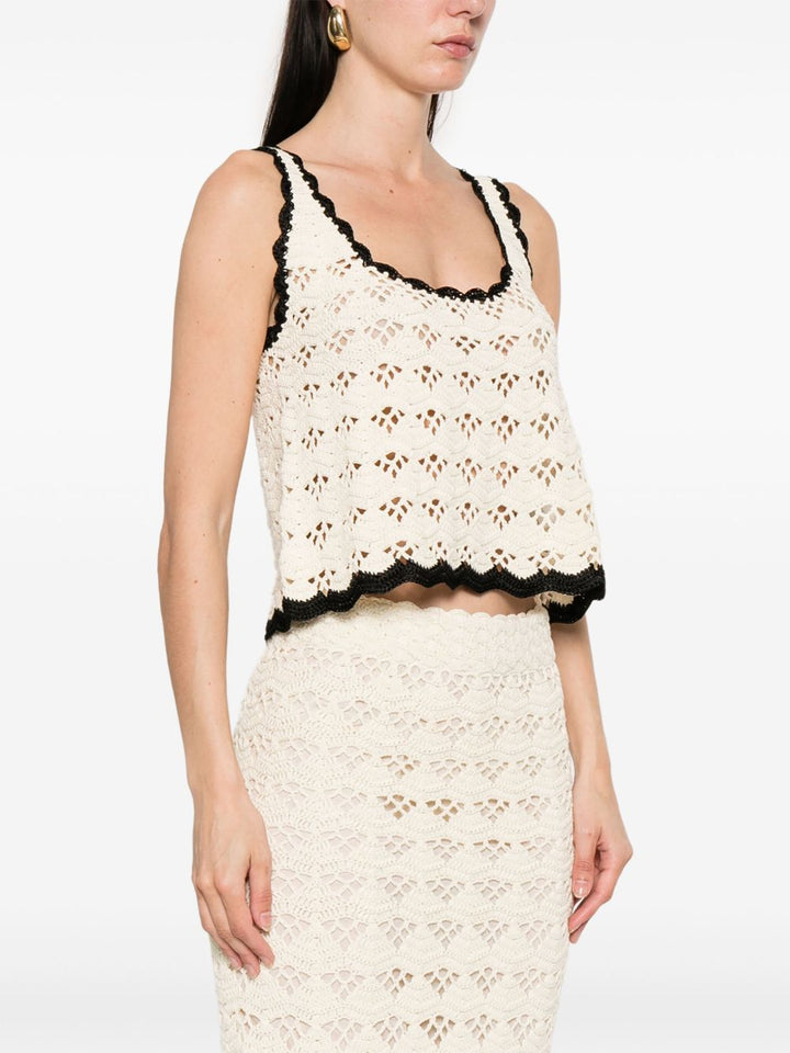 Zimmermann Rhiannon crochet tank top