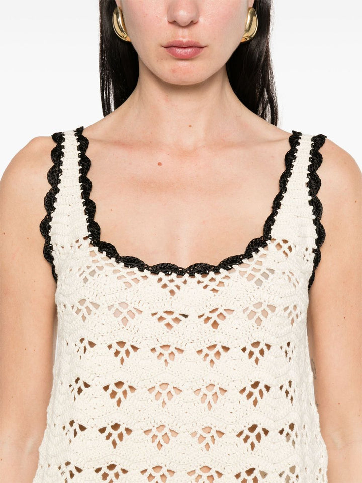 Zimmermann Rhiannon crochet tank top