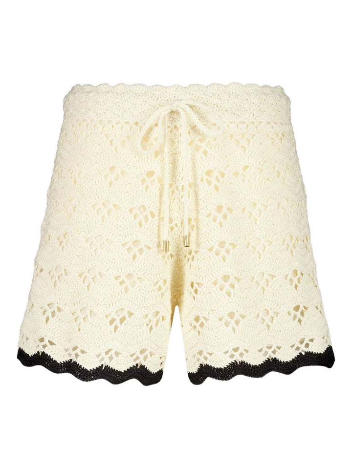 Zimmermann Rhiannon crochet shorts