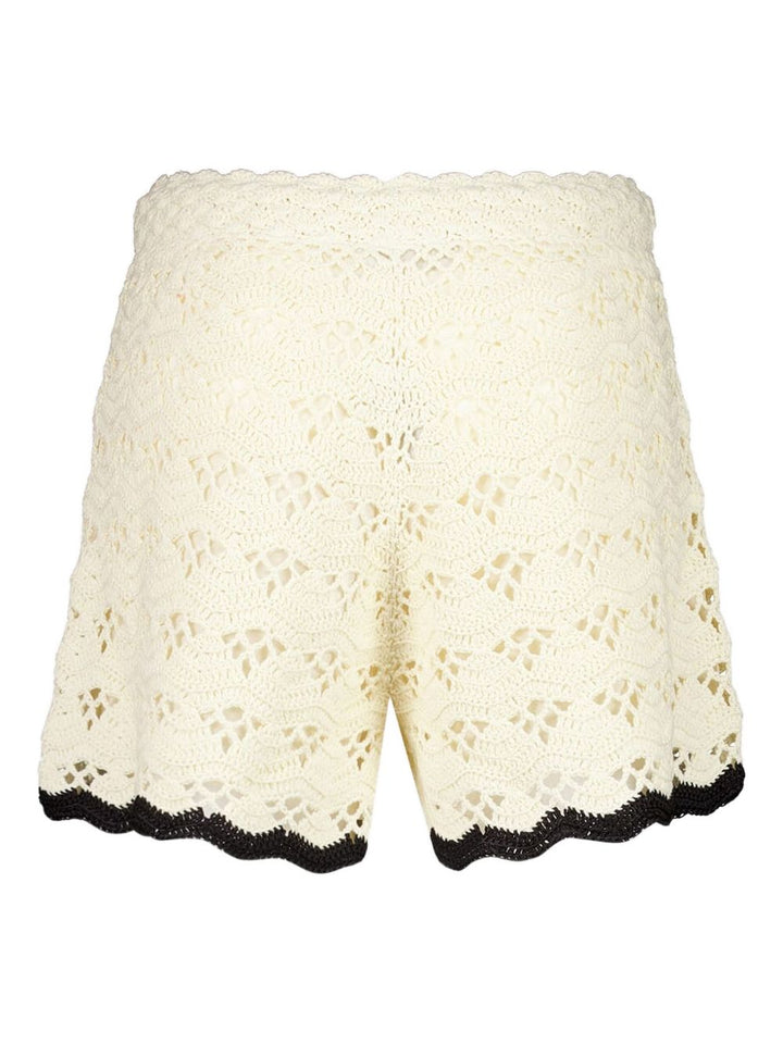 Zimmermann Rhiannon crochet shorts