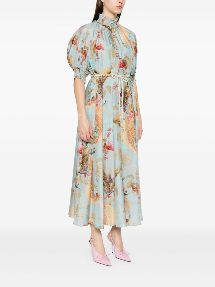 Zimmermann Ascension printed silk dress