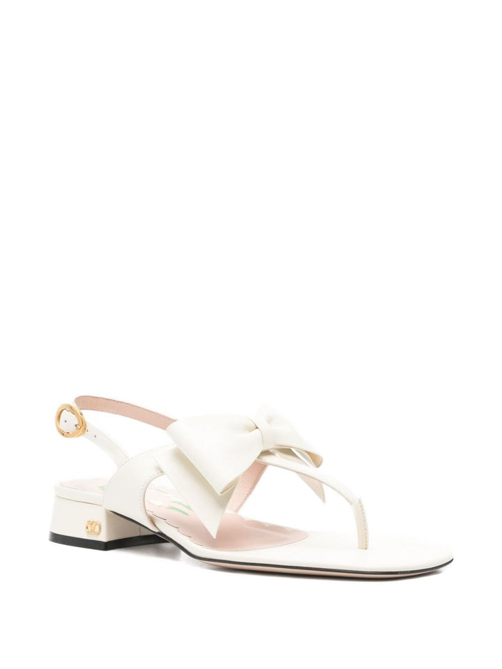 Valentino Garavani Bowow leather thong sandals
