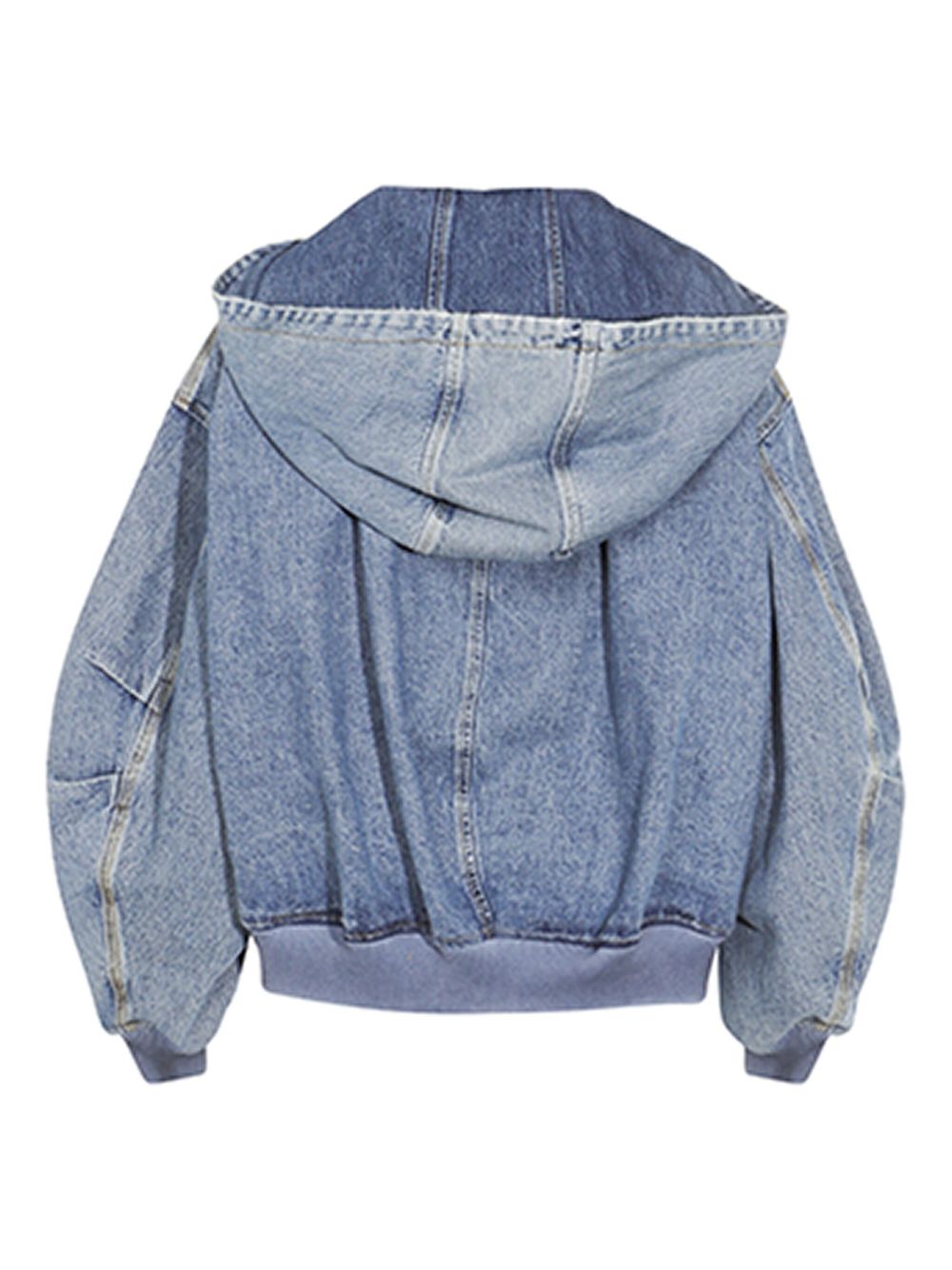 The Attico Hooded denim jacket