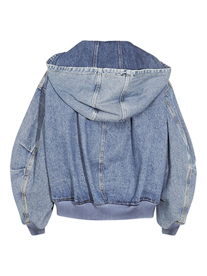 The Attico Hooded denim jacket