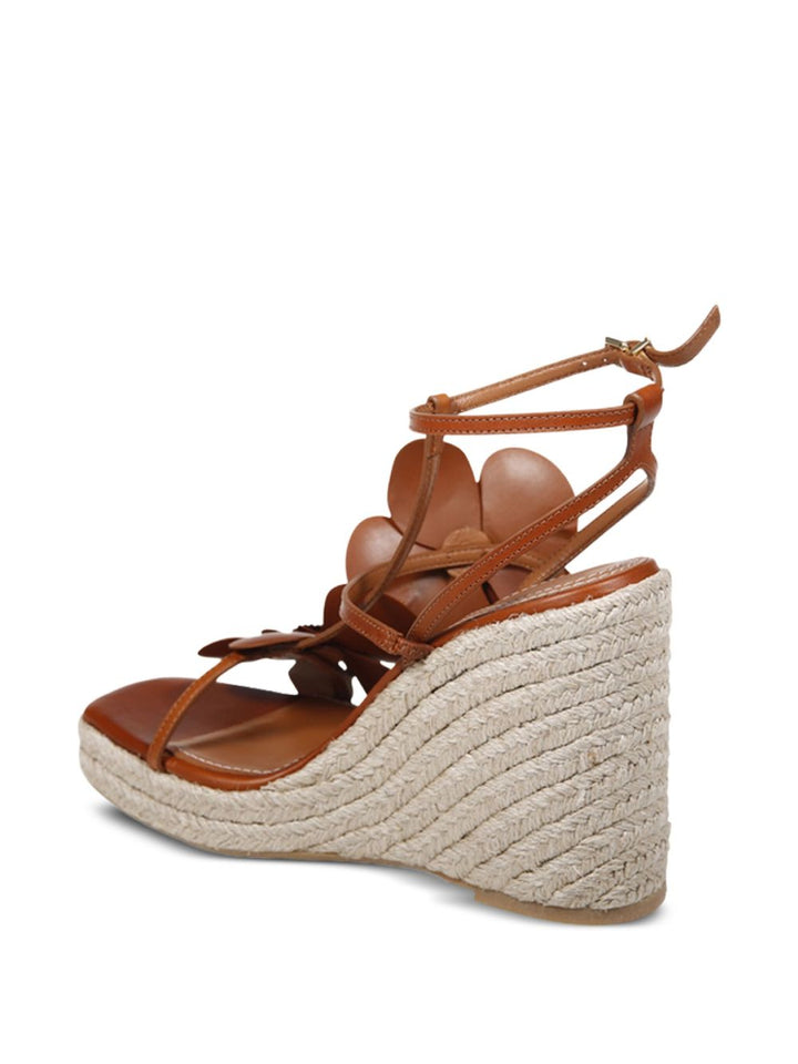 Zimmermann Orchid leather Wedges