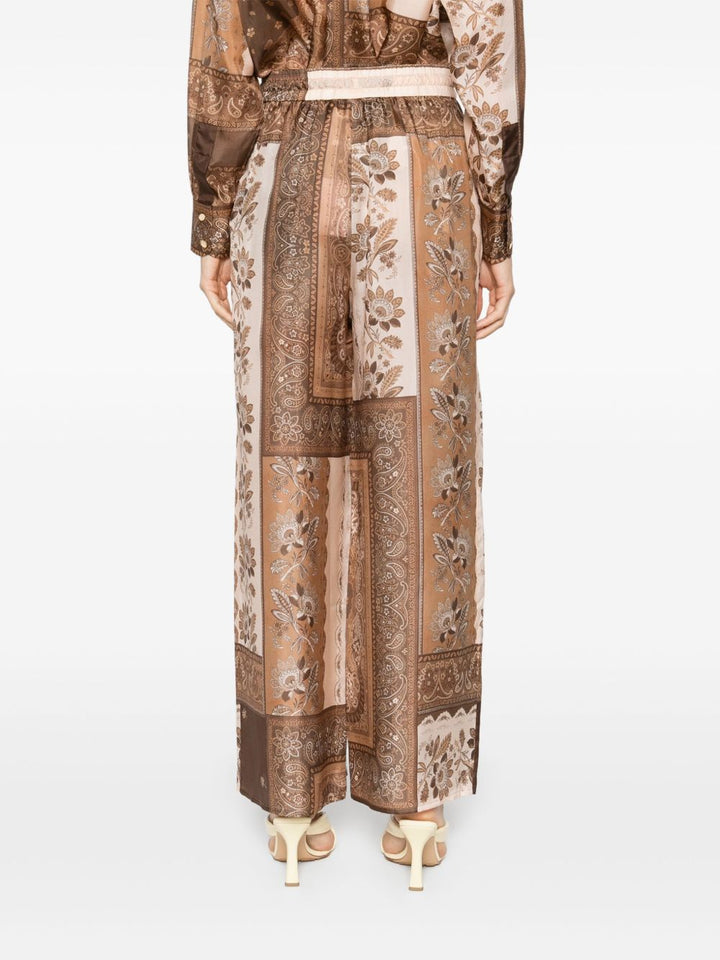 Zimmermann Lucky silk pants