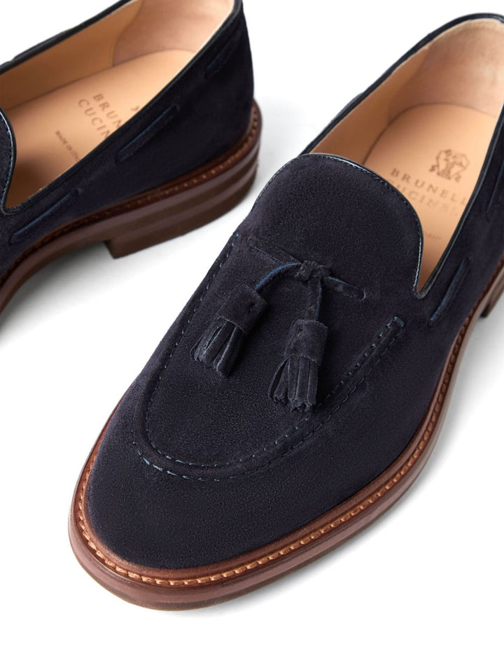 Brunello Cucinelli suede loafers