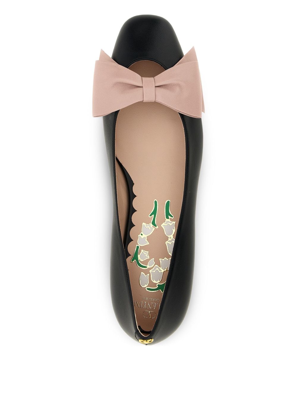 Valentino Garavani Bowow leather ballets