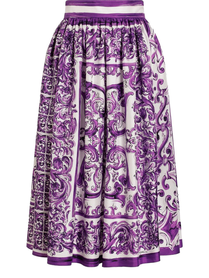 Dolce & Gabbana majolica print Skirt