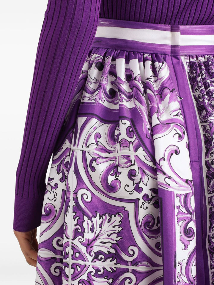 Dolce & Gabbana majolica print Skirt
