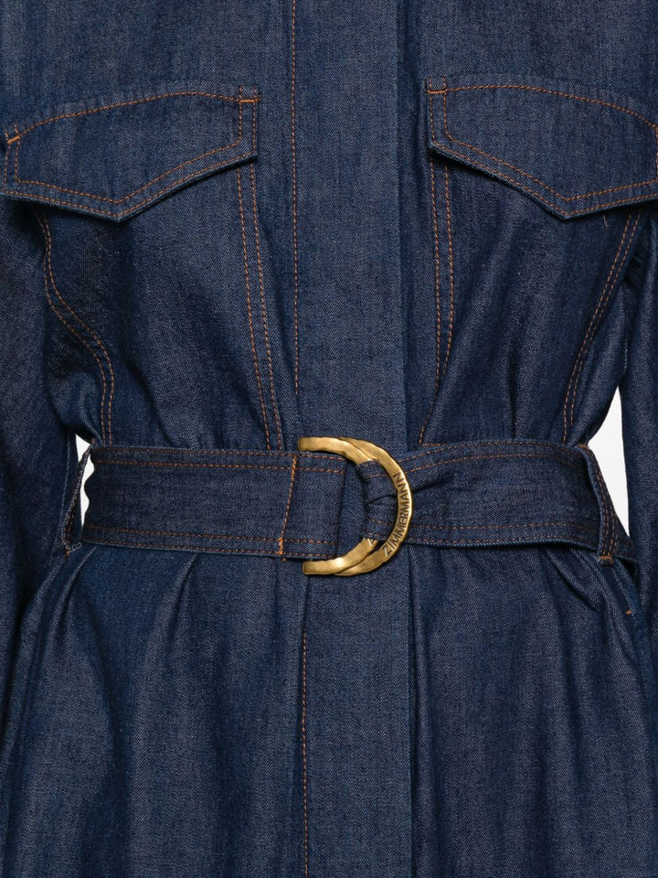 Zimmermann denim belted Dress