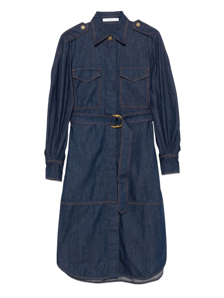 Zimmermann denim belted Dress