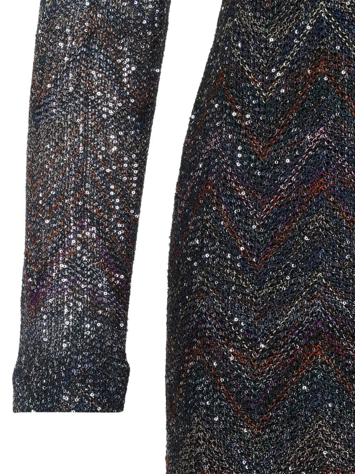 Missoni zigzag knit mini Dress