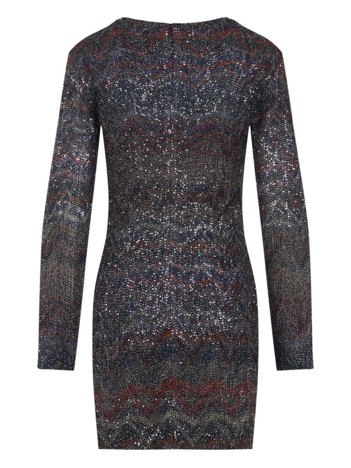 Missoni zigzag knit mini Dress