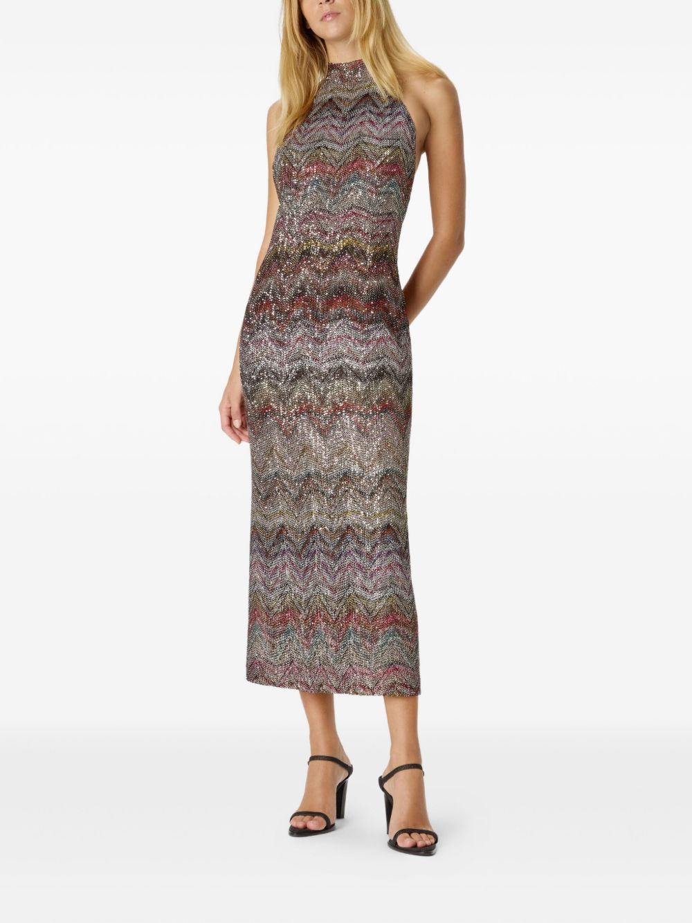 Missoni sequined halter neck Dress